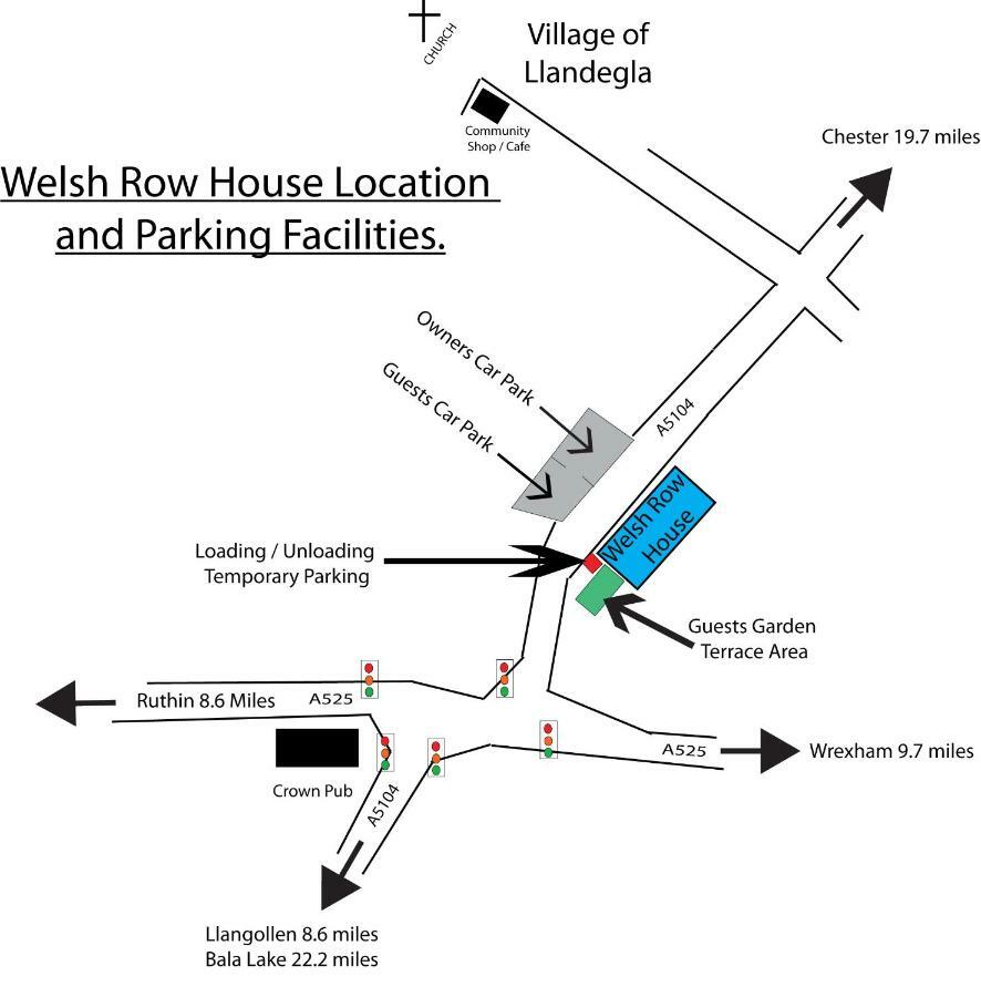Welsh Row House Apartment Llandegla Exterior photo